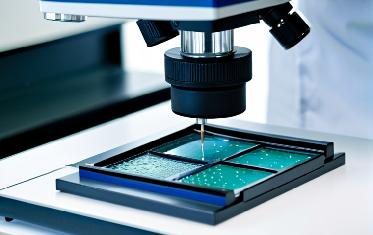 임상병리사 실기시험 실제 문제 - ** A well-organized clinical laboratory, focused on meticulous slide preparation. A lab technician i...