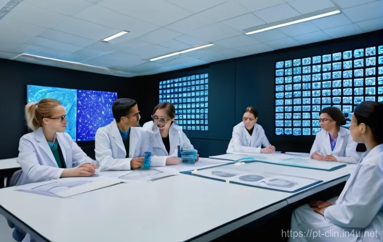 임상병리사 신규 채용 우대 조건 - **Image Prompt 1: The Innovative Pathologist and AI Diagnostics**
    A highly detailed, realistic i...