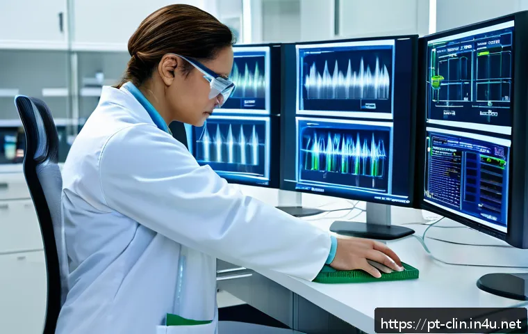 임상병리사와 임상 시험의 역할 - A modern clinical laboratory scene showcasing a diverse team of skilled laboratory technicians and c...